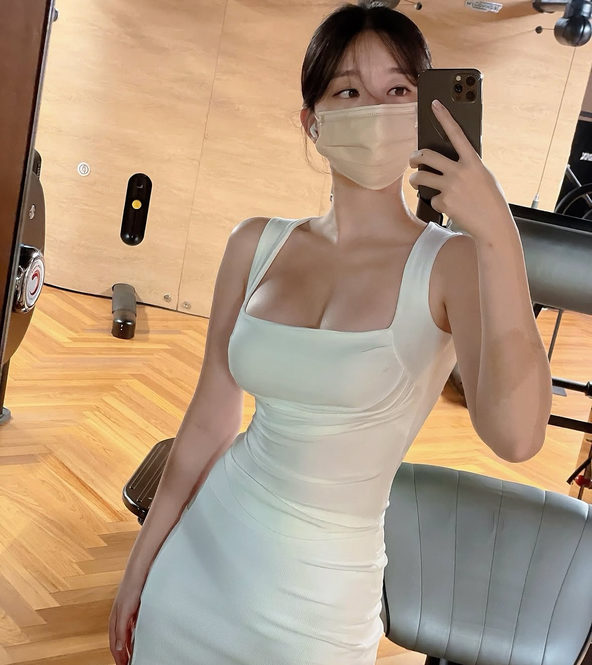 헬스장 누나